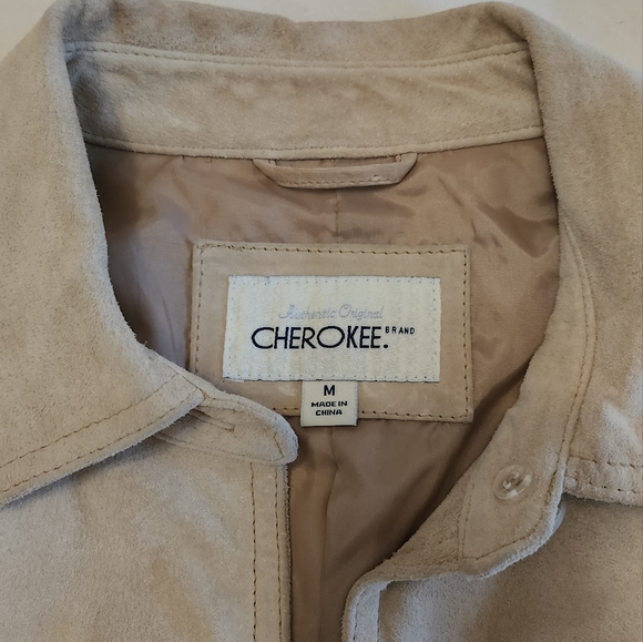 Tan leather jacket - Picture 2 of 4